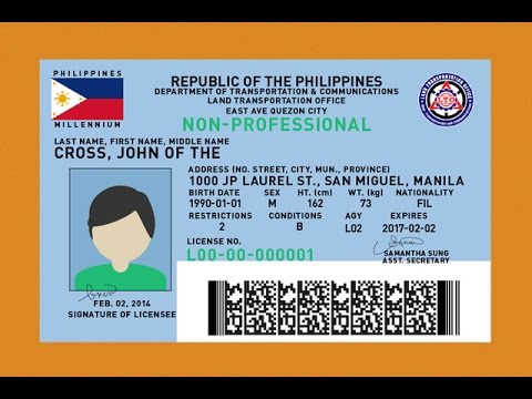 philippine driver's license